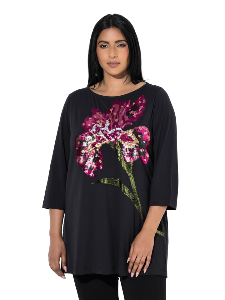 Sweatshirt in schwarz