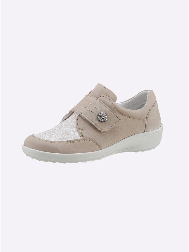 Klettschuh in beige