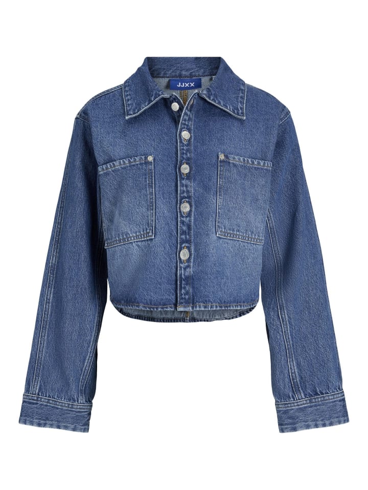 Jeanshemd in Medium Blue Denim