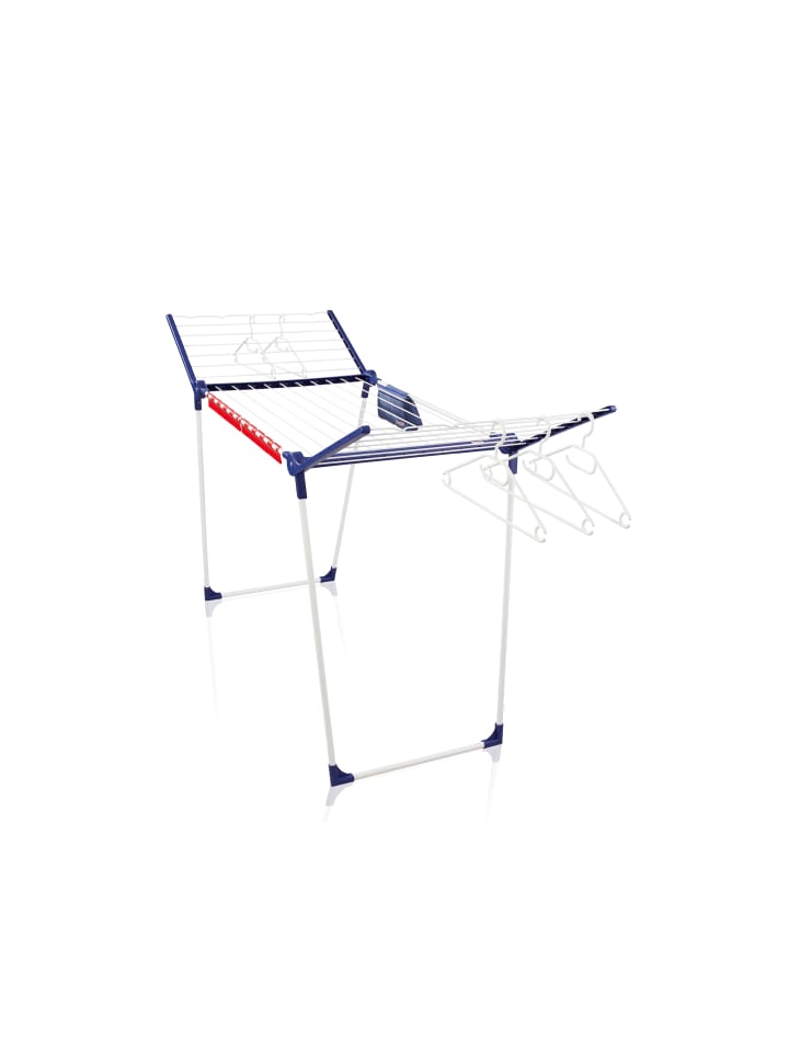 Standtrockner Pegasus 200 Solid Comfort weiß blau rot 167,0 x 66,0 x 107,0 cm