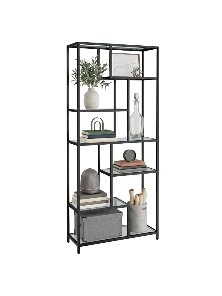 Bücherregal Baris in Weiß - (B)80 x (H)180 x (T)30 cm