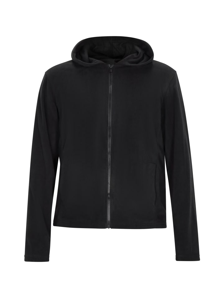 Herren Fleecejacke in Schwarz