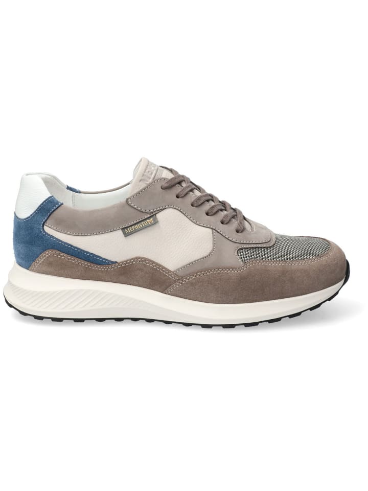 Sportlicher Schnürschuh in grau
