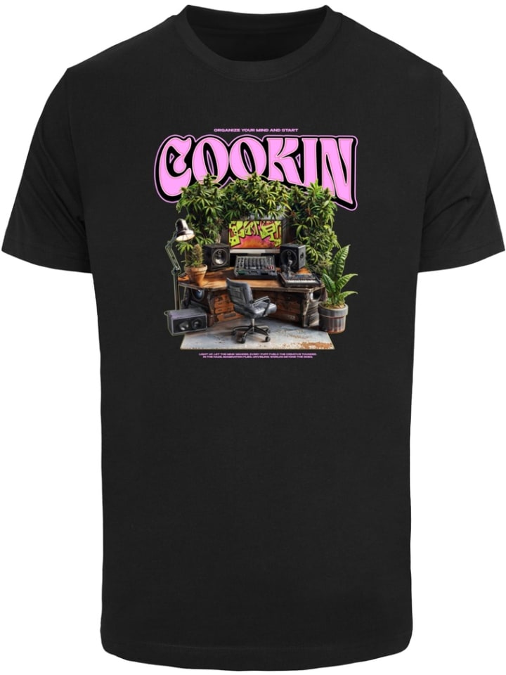 T-Shirt "Cookin Tee" in Schwarz