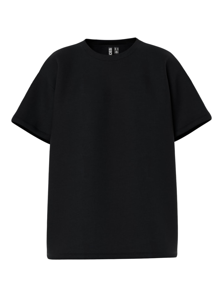 T-Shirt in Oversize in Black