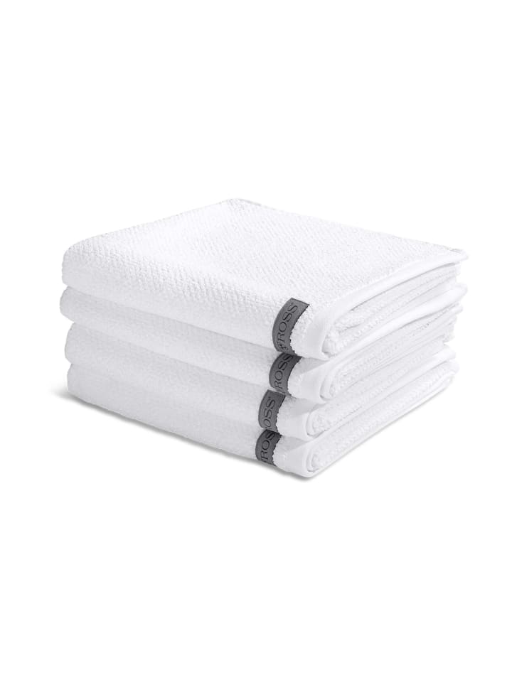 4 X Handtuch im Set Selection in Weiß