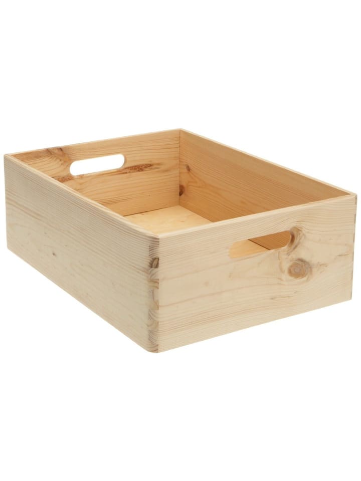 Vorratsbehälter, Organizer 18 l in Beige, 30 x 15 x 40 cm