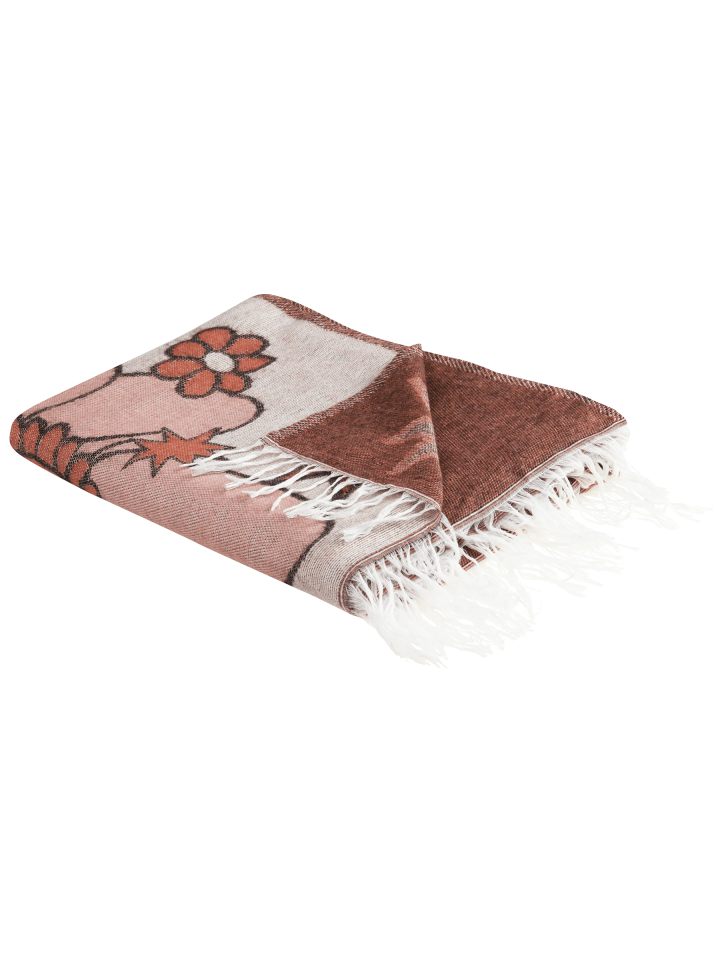Kuscheldecke DARAU in Bunt/Braun/Beige - (W) 130 x (H) 1 x (L) 170 cm