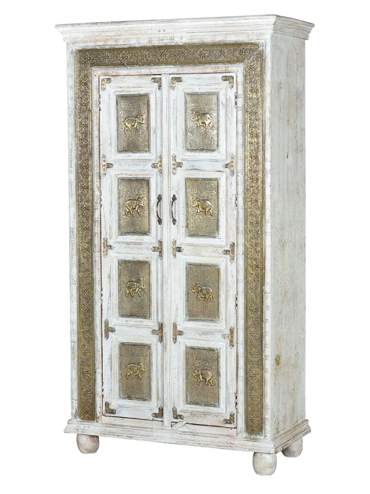 Schrank aus Mangoholz in White