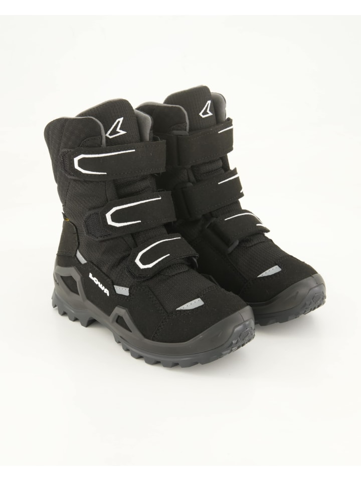 Klettstiefel in Schwarz