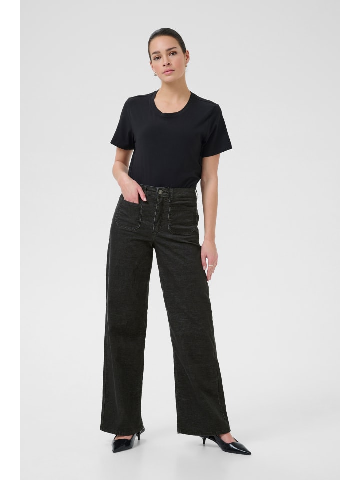 Casual Hose KAmolly Regular fit in Black Oyster