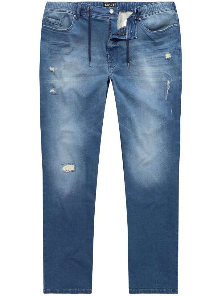 Jeanshose in dark blue denim