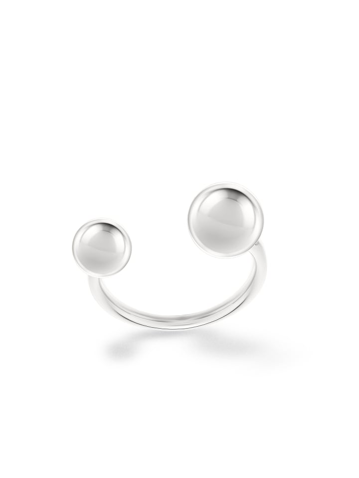 Ring Steel Ball in silber