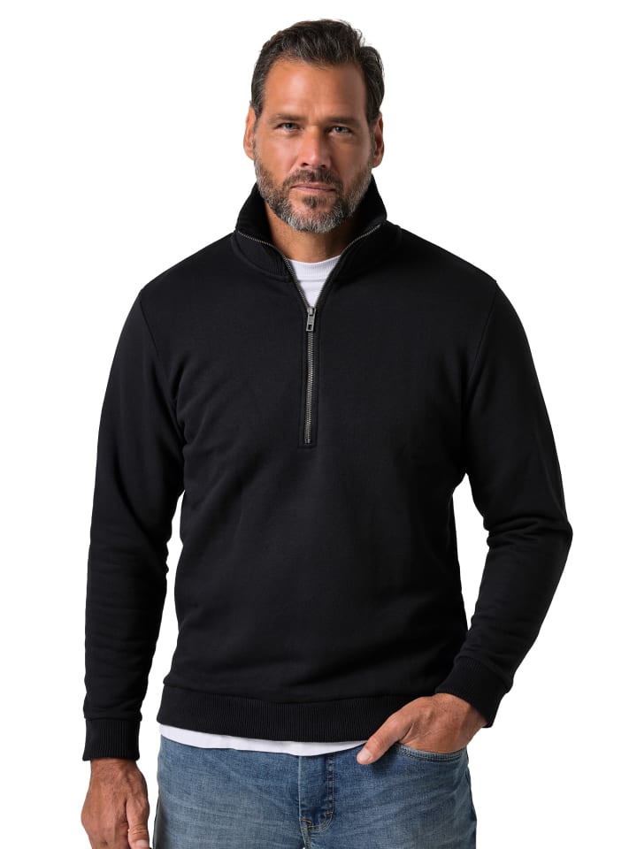 Sweatshirt in schwarz