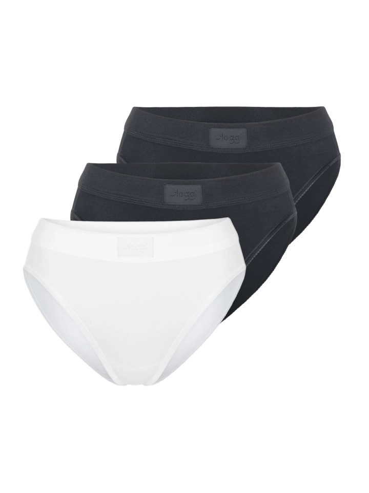 Tai Slip Double Comfort T in Schwarz / weiß