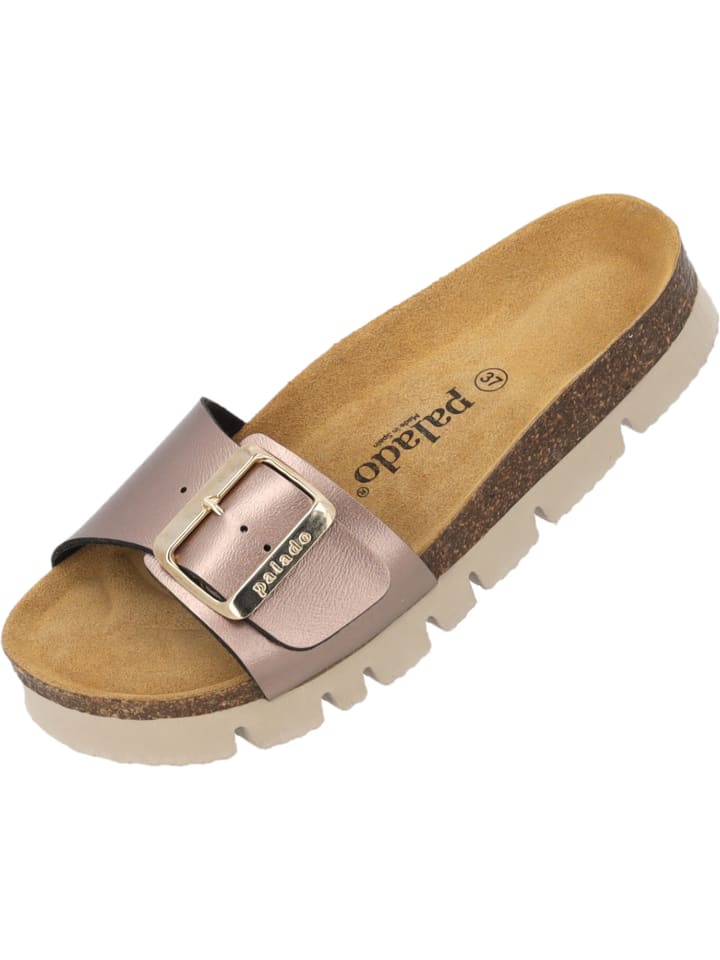 Pantoletten Malta EGS PL in Rose Metallic