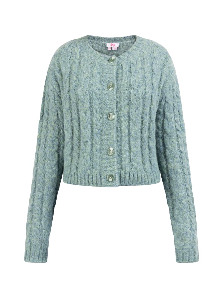 Damen Cardigan in Blau Mint Melange
