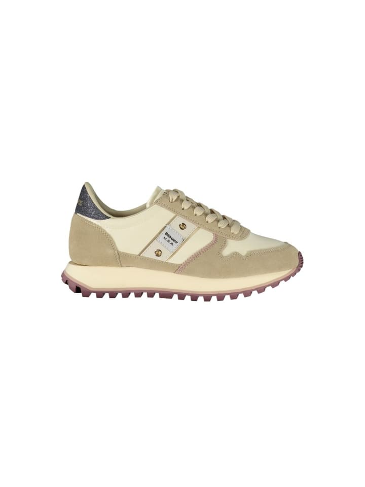 Beige Polyester Damen Sneaker