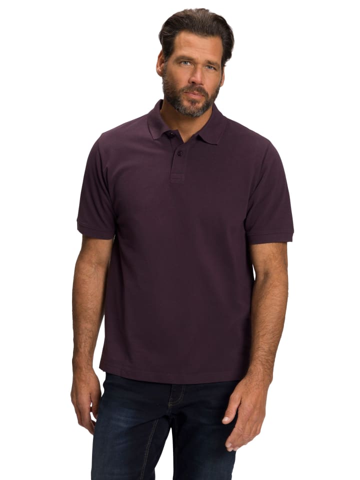 Poloshirt in dunkel violett