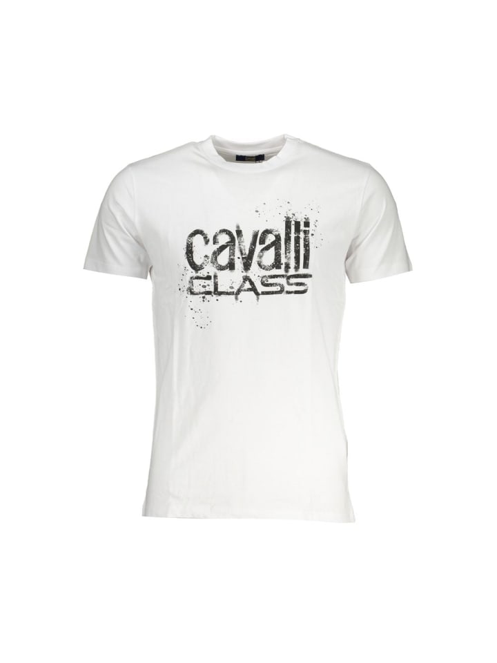 Weiß Baumwolle Herren T-Shirt