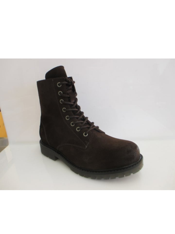 Schnürstiefel in Braun