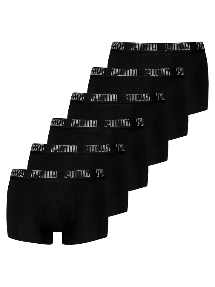 6er Pack Basic Trunks in Schwarz
