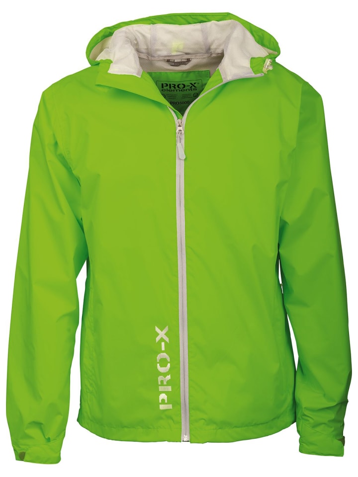 Regenjacke "FLASH" in Neongrün
