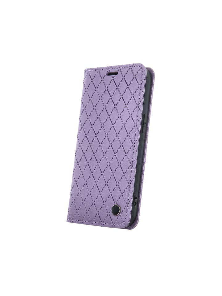 Smart Caro Magnet Hülle kompatibel mit iPhone 16 Pro Lila in Lila
