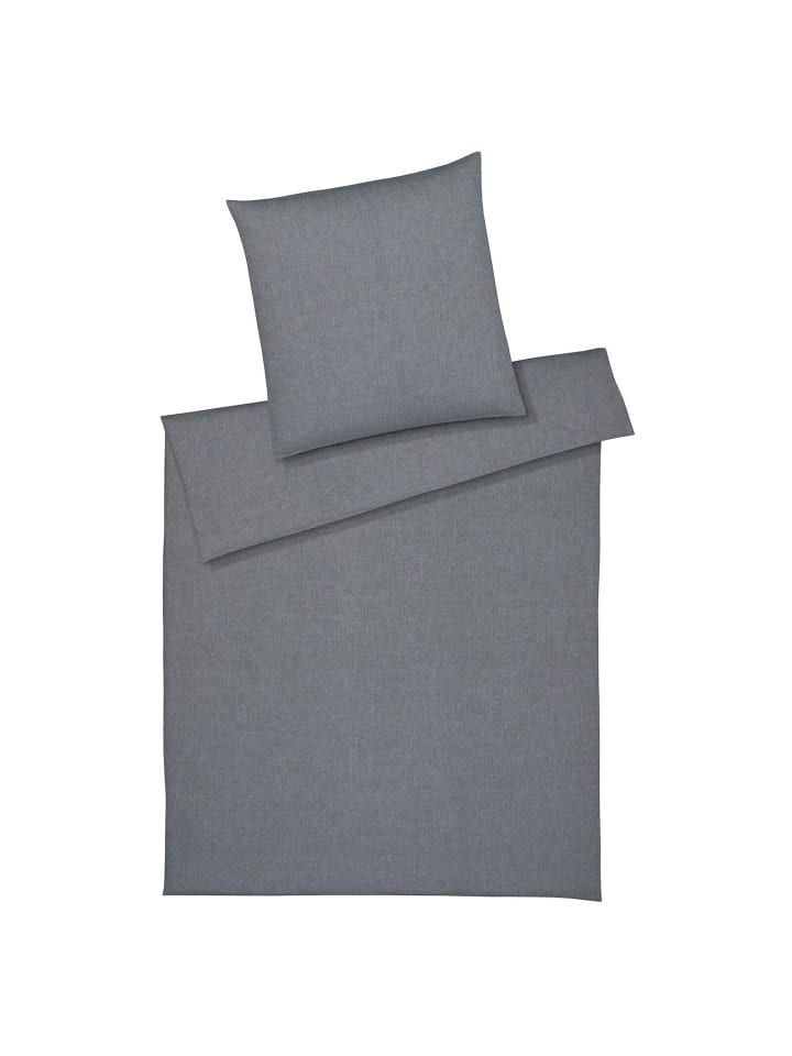 Bettwäsche Mono in grau