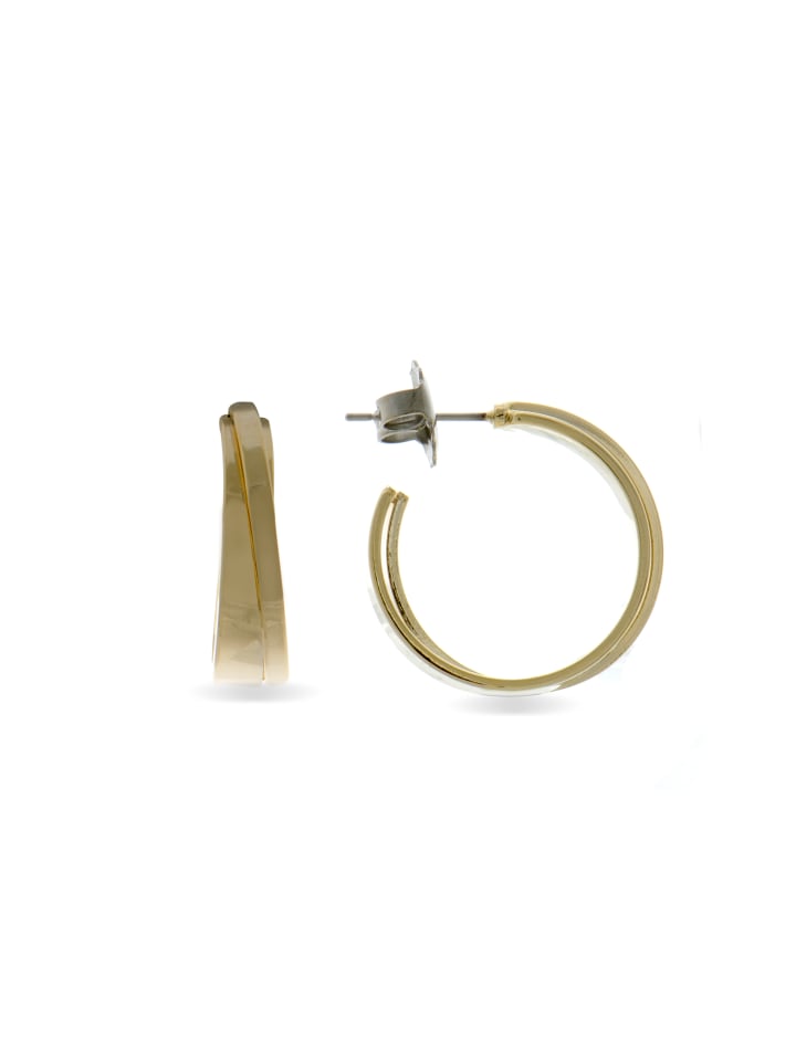 Ohrringe Huiwe mit 18 Karat Gelbgold-Finish – 21 mm – HUIWE