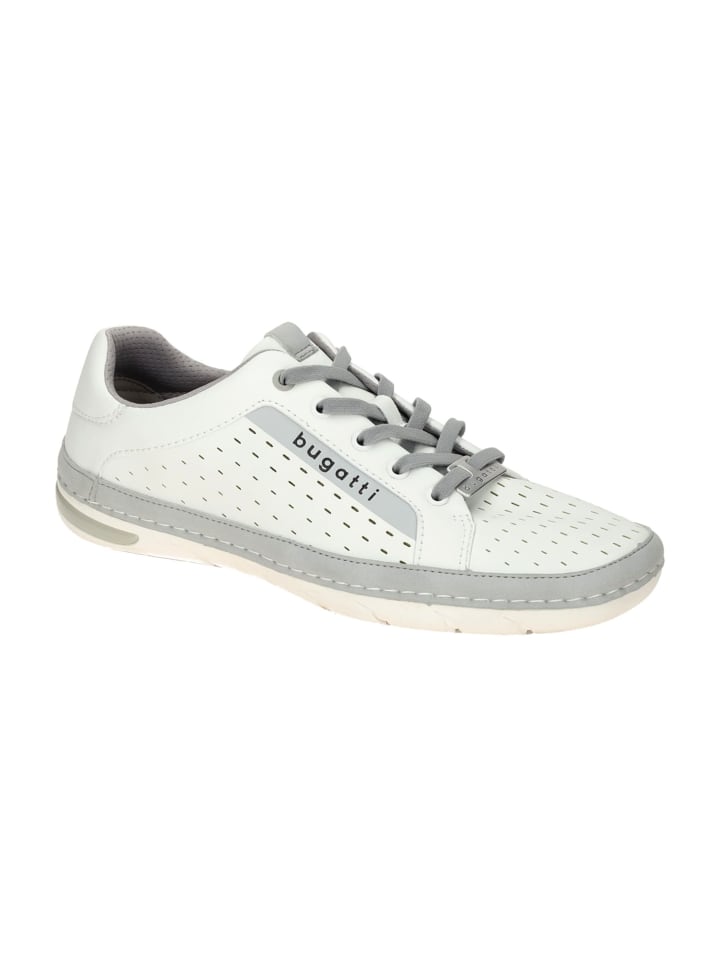 Sportliche Schnürschuhe in Weiß