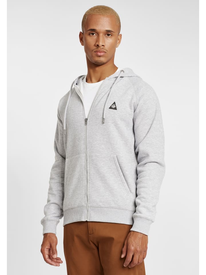 Kapuzensweatjacke BHNuka in Grau