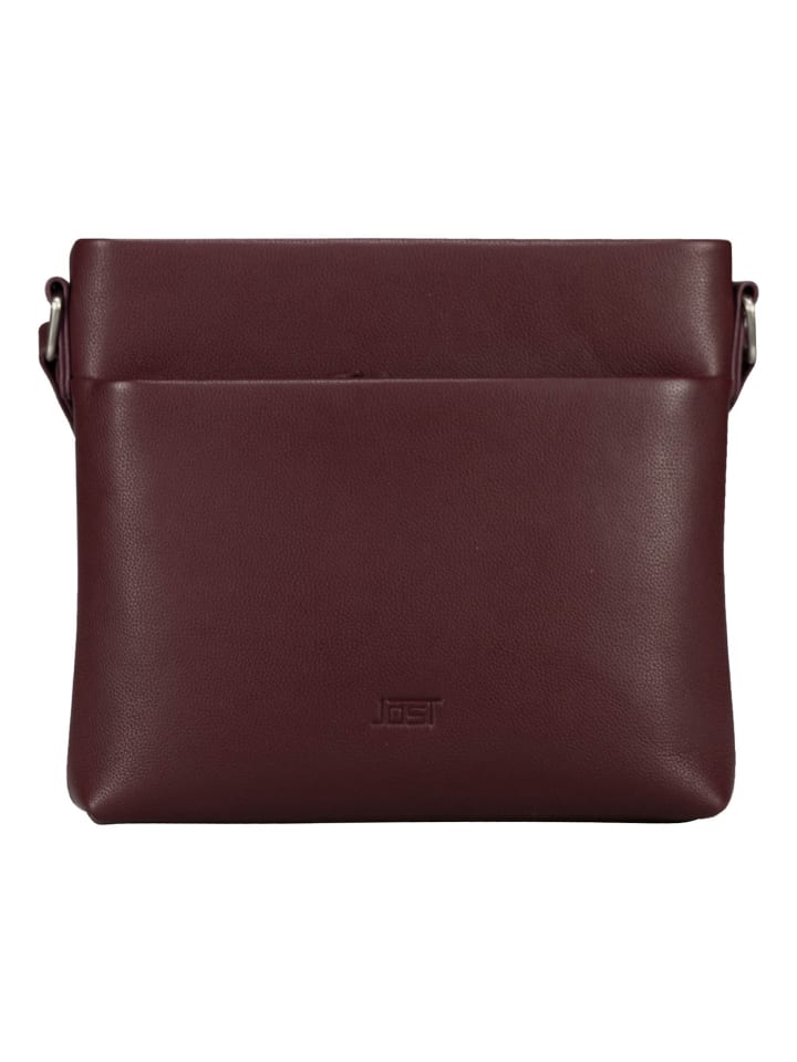 Lysa Umhängetasche Leder 25 cm red