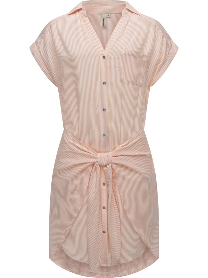 Blusenkleid Bahaya Stripe in Light Peach