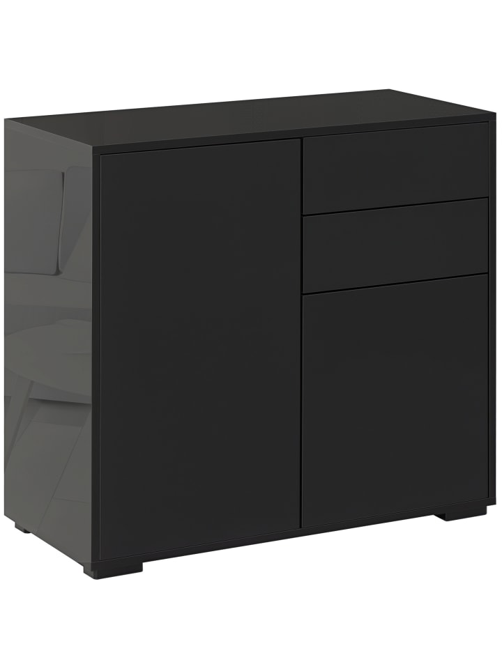 Sideboard in Schwarz 79L x 36B x 74H cm