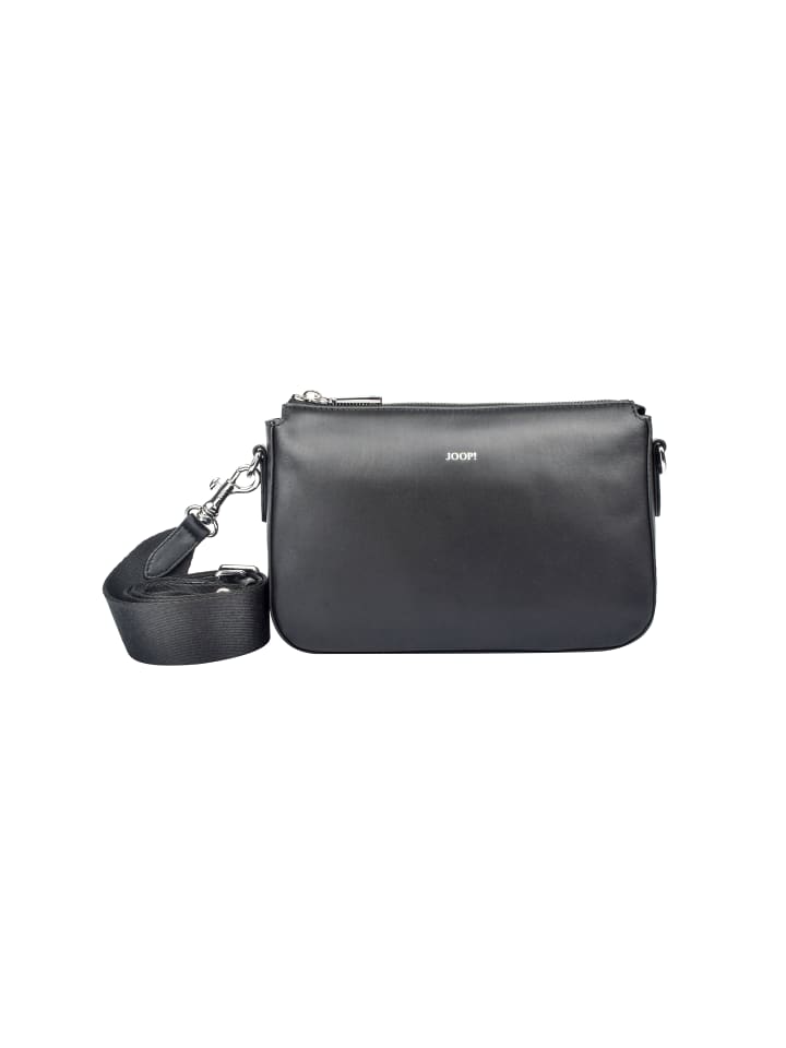 Schultertasche 'Sofisticato 1.0 Jasmina in Schwarz 24 x 15 x 6 cm'