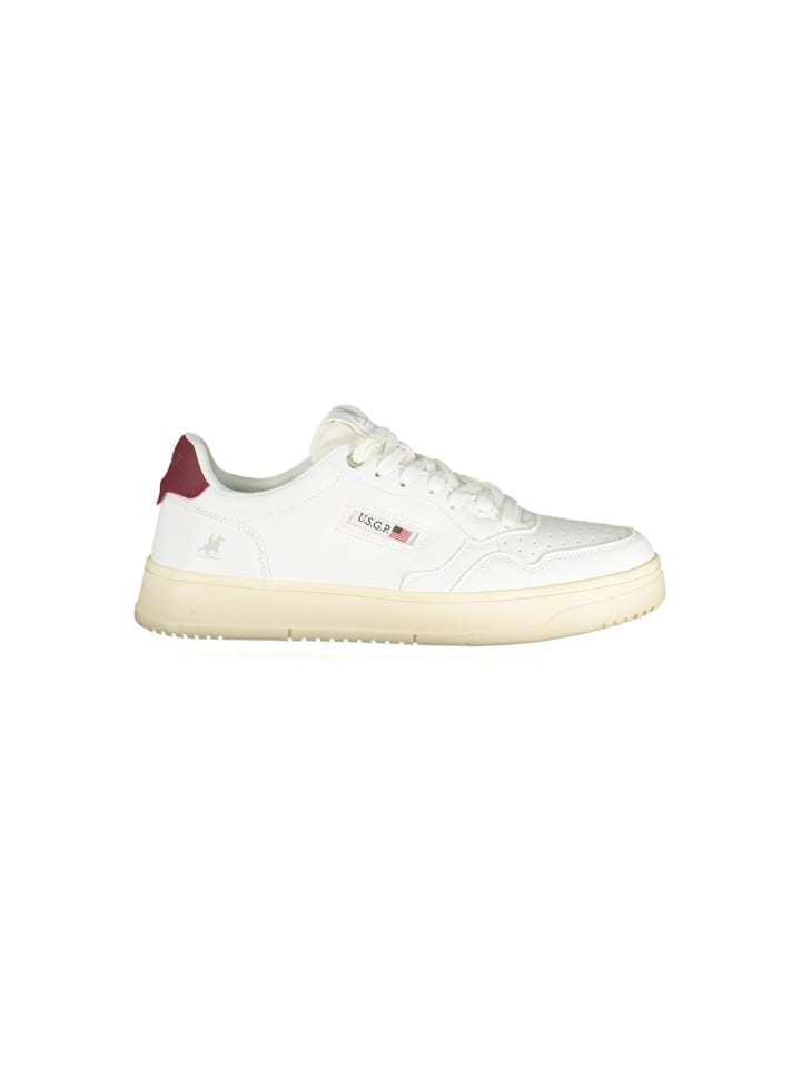 Weiß Polyurethan Herren Sneaker