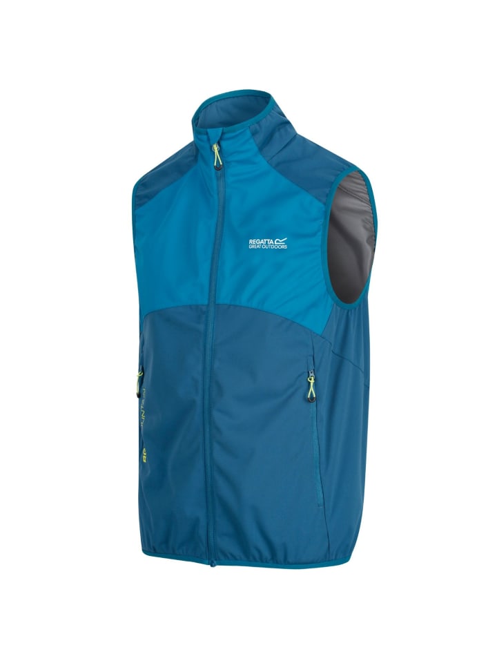 Weste Softshellweste in blau