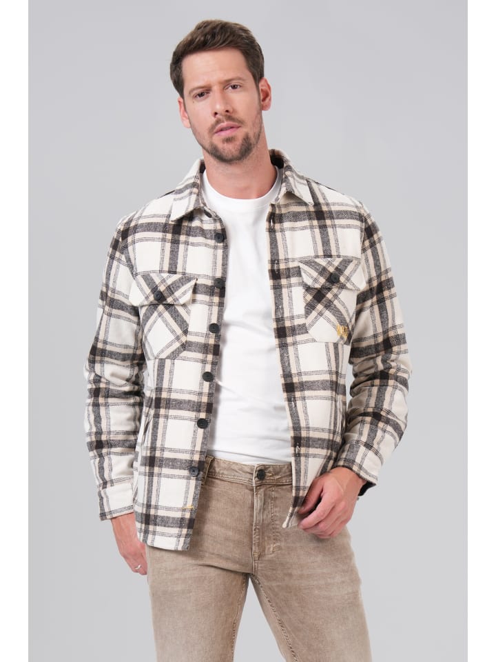 Lined Shirt Brown Check
