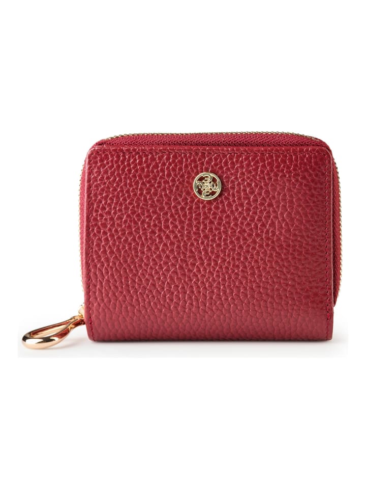 Alexandria Geldbörse RFID Schutz Leder 10.5 cm rot