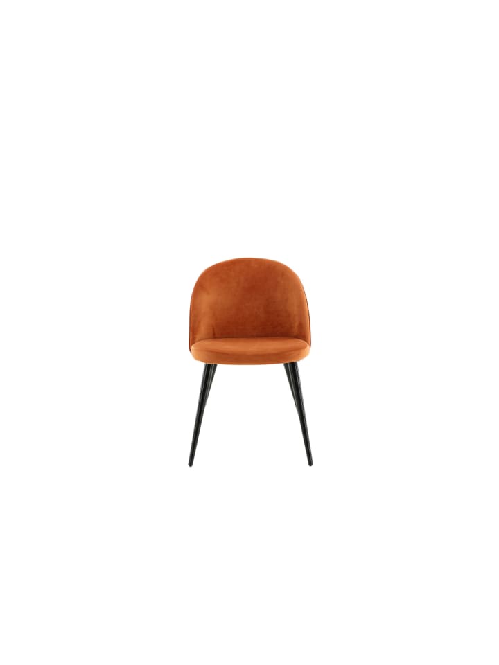 Esszimmerstuhl Velvet Orange 2er Set
