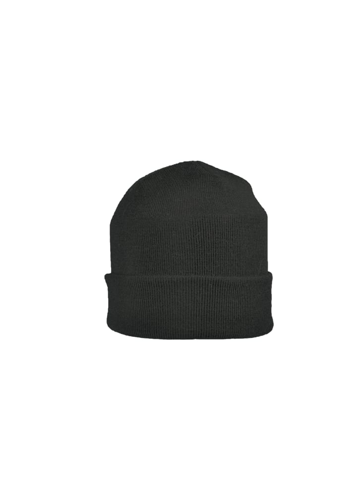 Strickmütze in schwarz