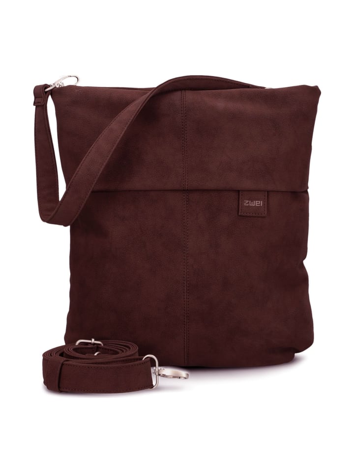 Mademoiselle.M Schultertasche 31 cm nubuk bordeaux