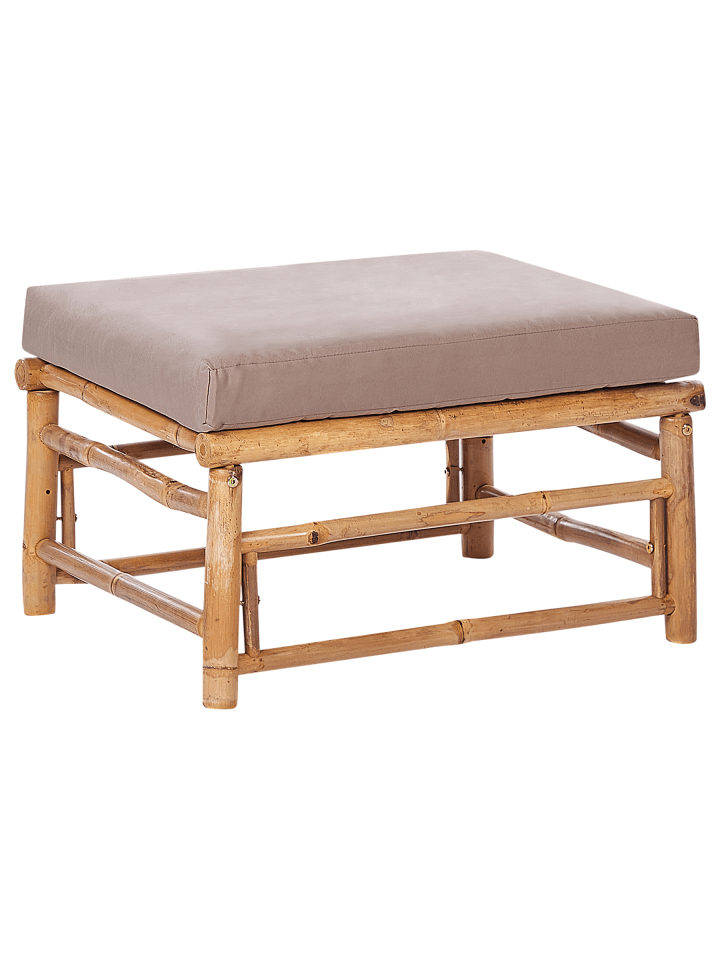 2-tlg Gartenstuhl CERRETO in Braun/Beige/Grau