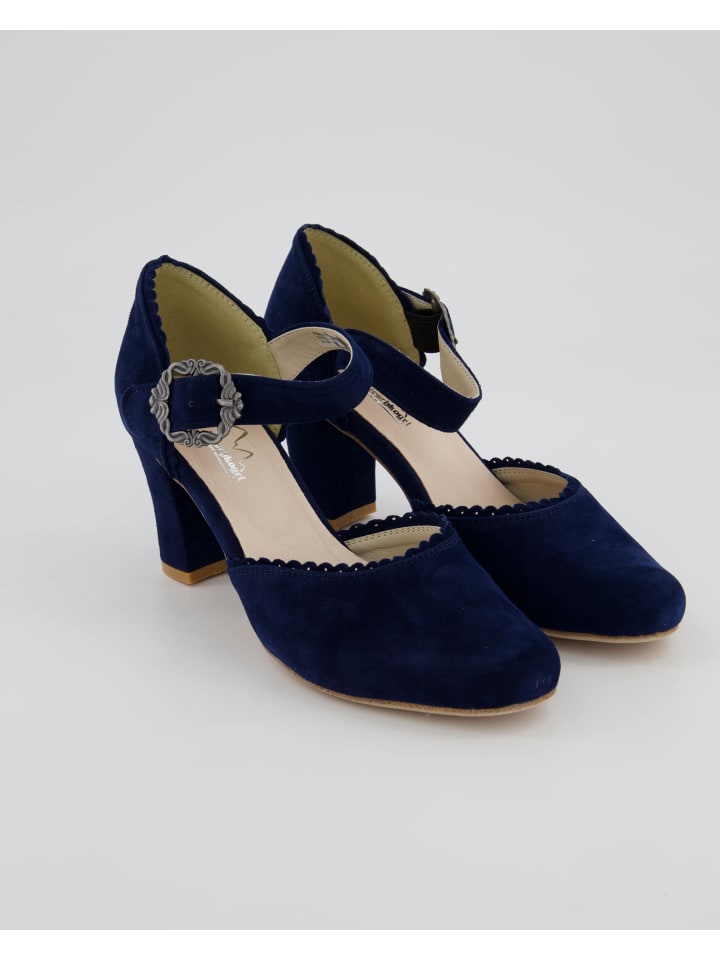 Trachtenschuhe in Blau