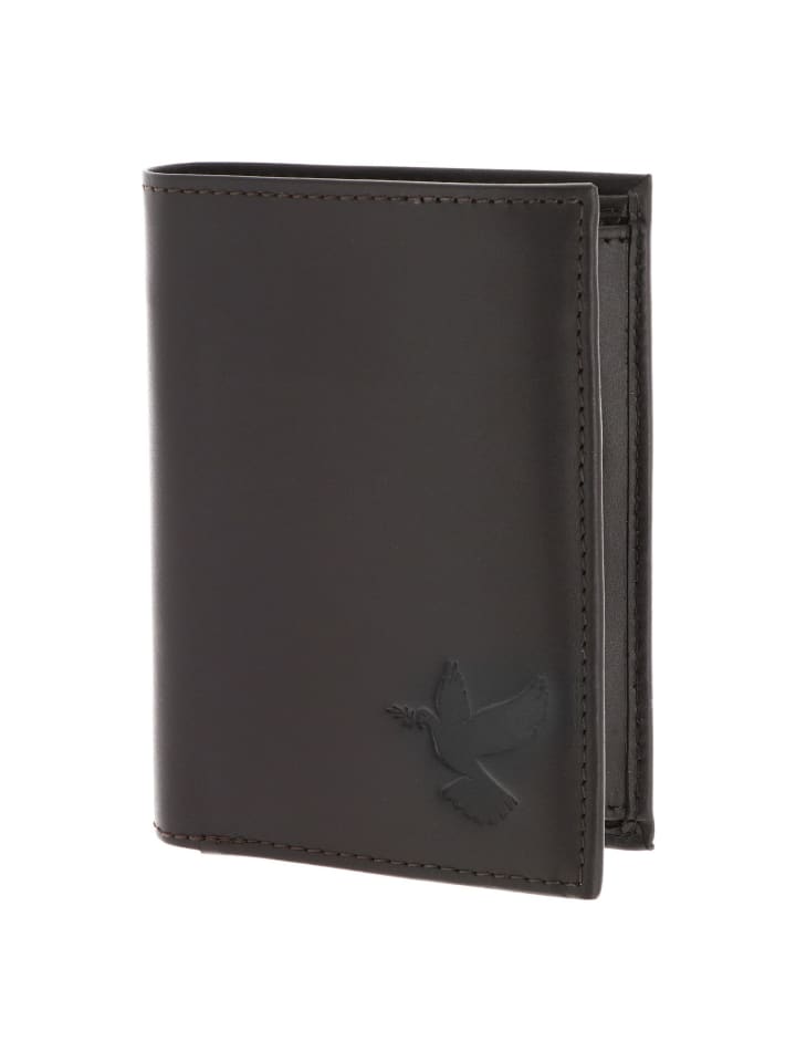 Leather Geldbörse RFID Schutz Leder 13 cm braun-freedom pigeon