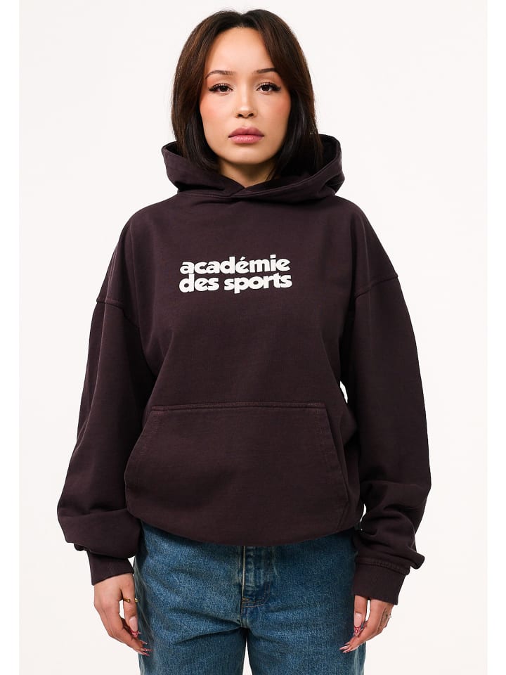 Kapuzenpullover - DCPERL Heavy Oversize Blanc Hoodie in Chocolate Brown Washed