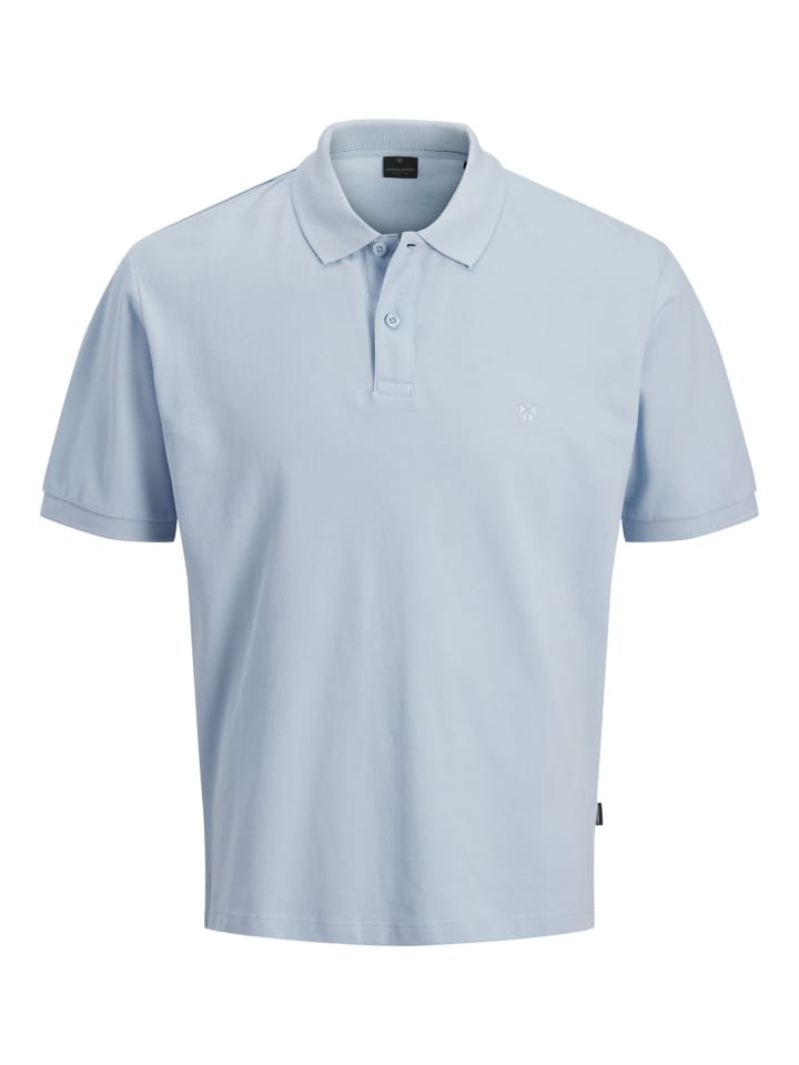 Poloshirt in Chambray Blue