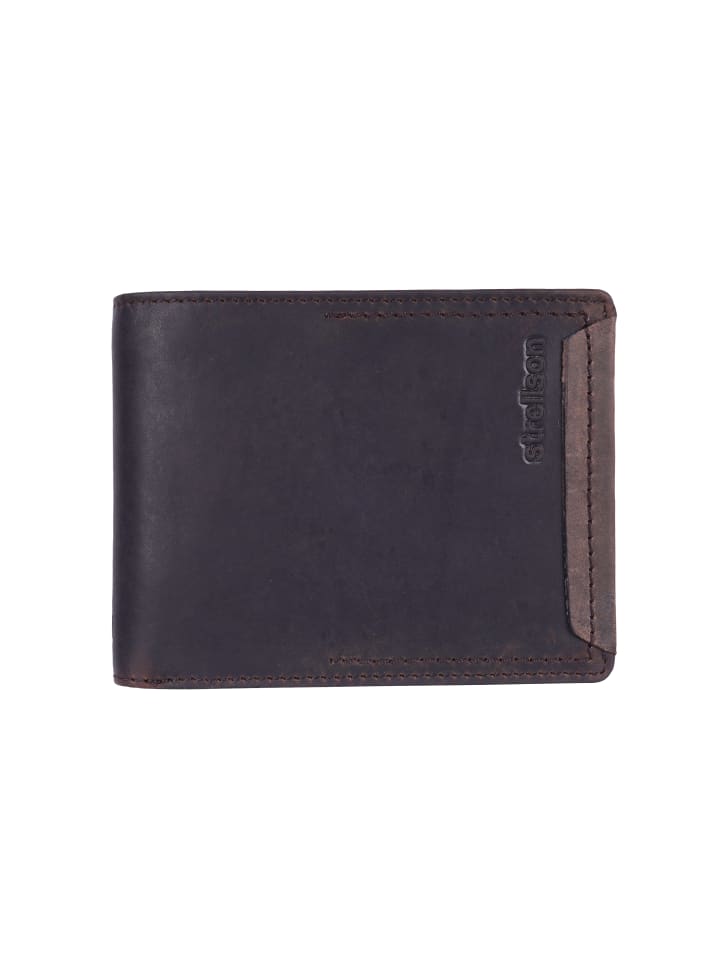 Billfold 'Camden Corbin in Dunkelbraun 12,5 x 9,5 x 2 cm'