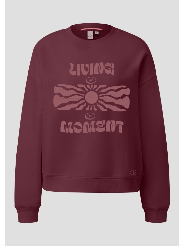Sweatshirt in 39D2_bordeaux